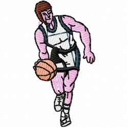 Basketball Embroidery Design 4 Basketball Embroidery Design 4